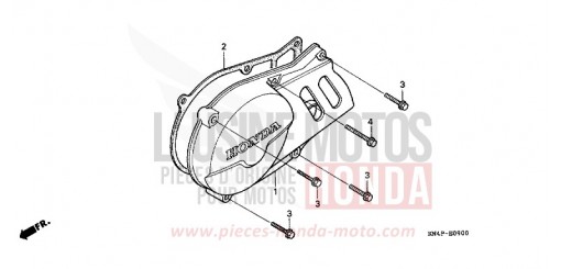 LEFT CRANKCASE COVER CRF100F7 de 2007